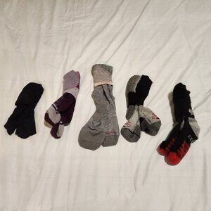5 pair of Ladies Ski Socks - Smartwool, Hot Chilly, EuroS